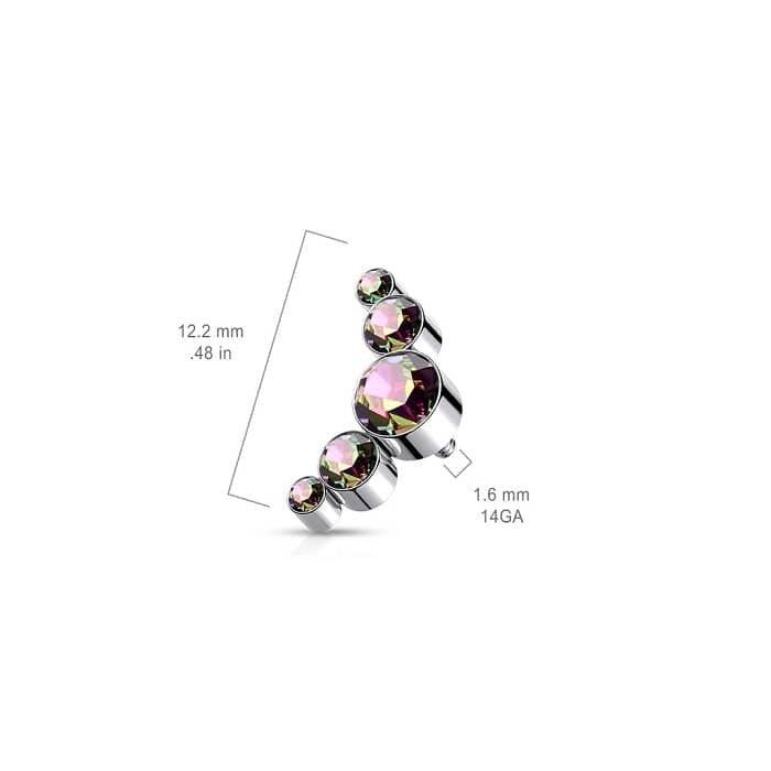 Microdermal - 5 gemas