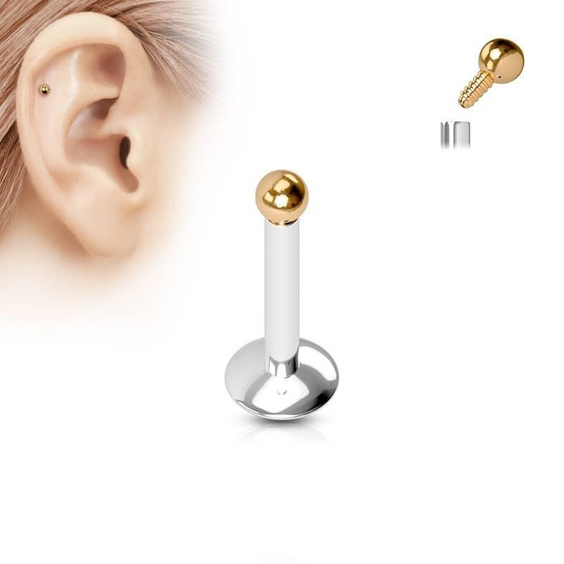 Micro Labret - Titanio IP