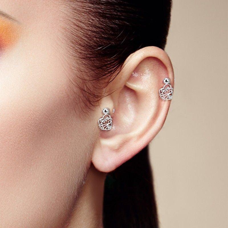 Stud Cartílago / Tragus - LOVE