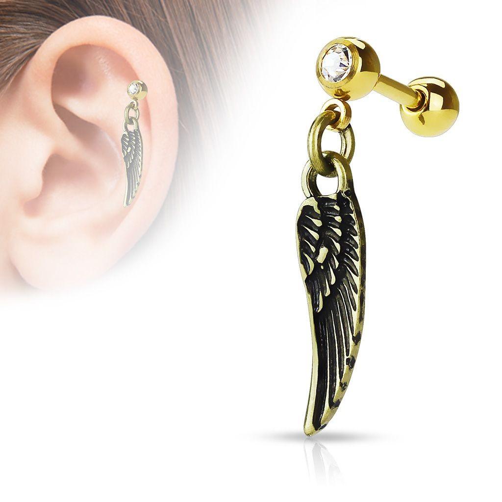 Stud Cartílago / Tragus - Angel
