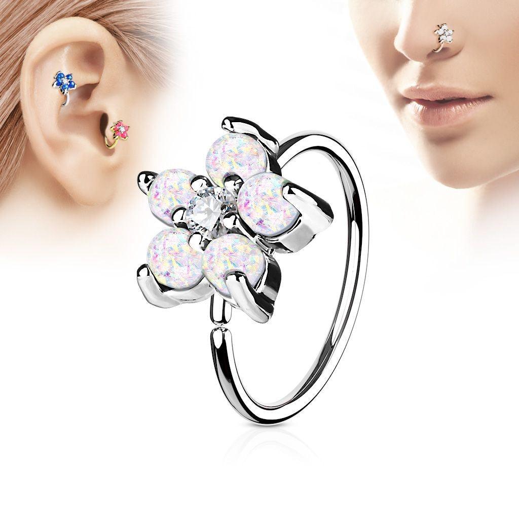 Aro - Flor Opalita Brillante