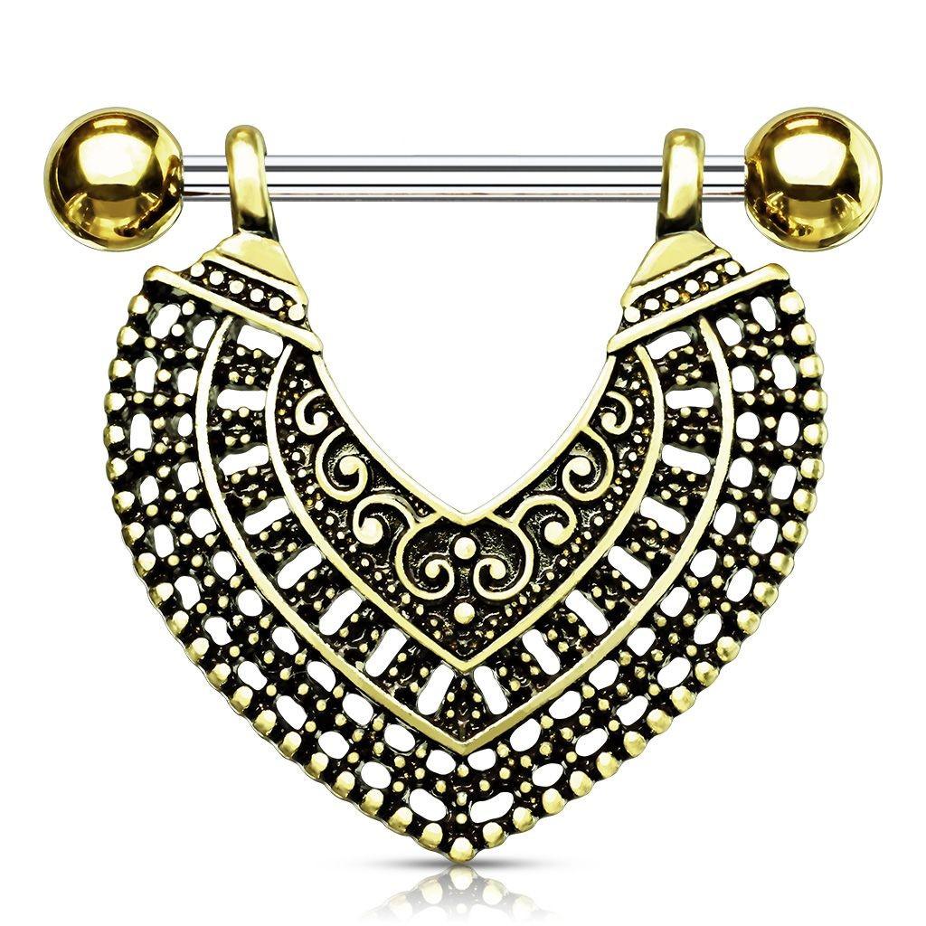 Piercing Pezón - Corazon Vintage