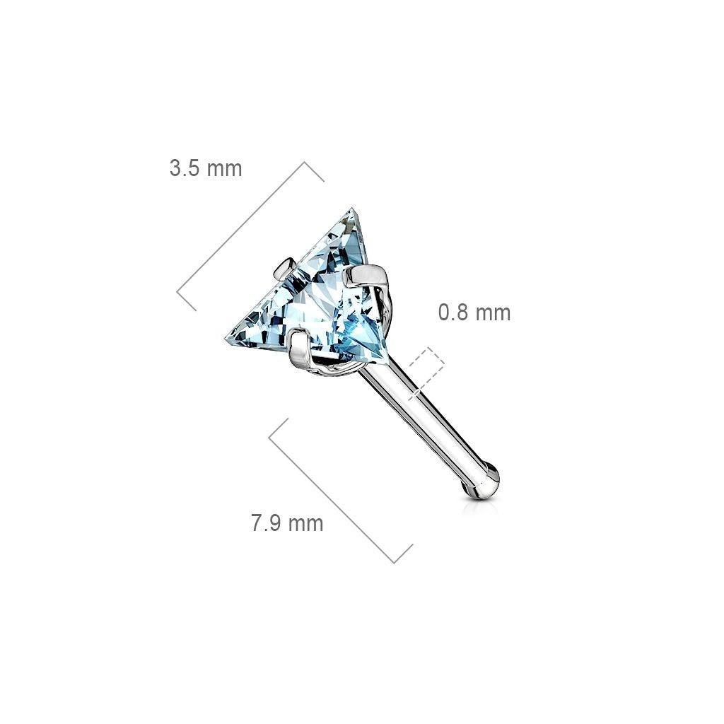 Stud - Triángulo CZ