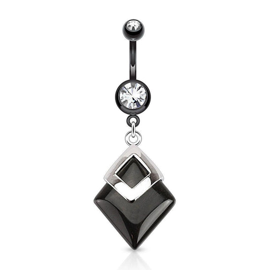 Piercing Ombligo - Agata Negra