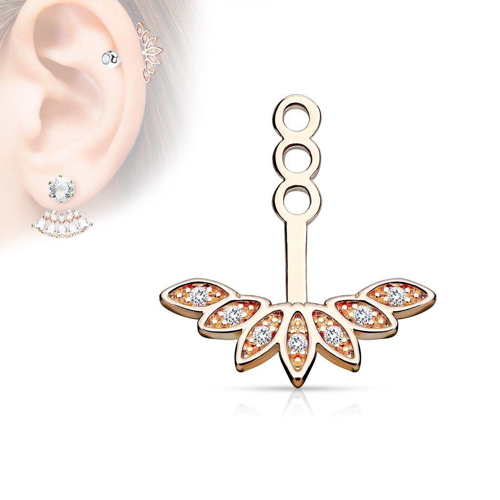 Piercing Oreja - Stud Cristal 01