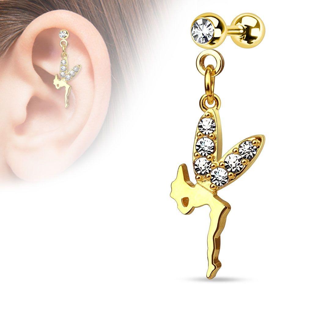 Stud Cartílago / Tragus - Hada