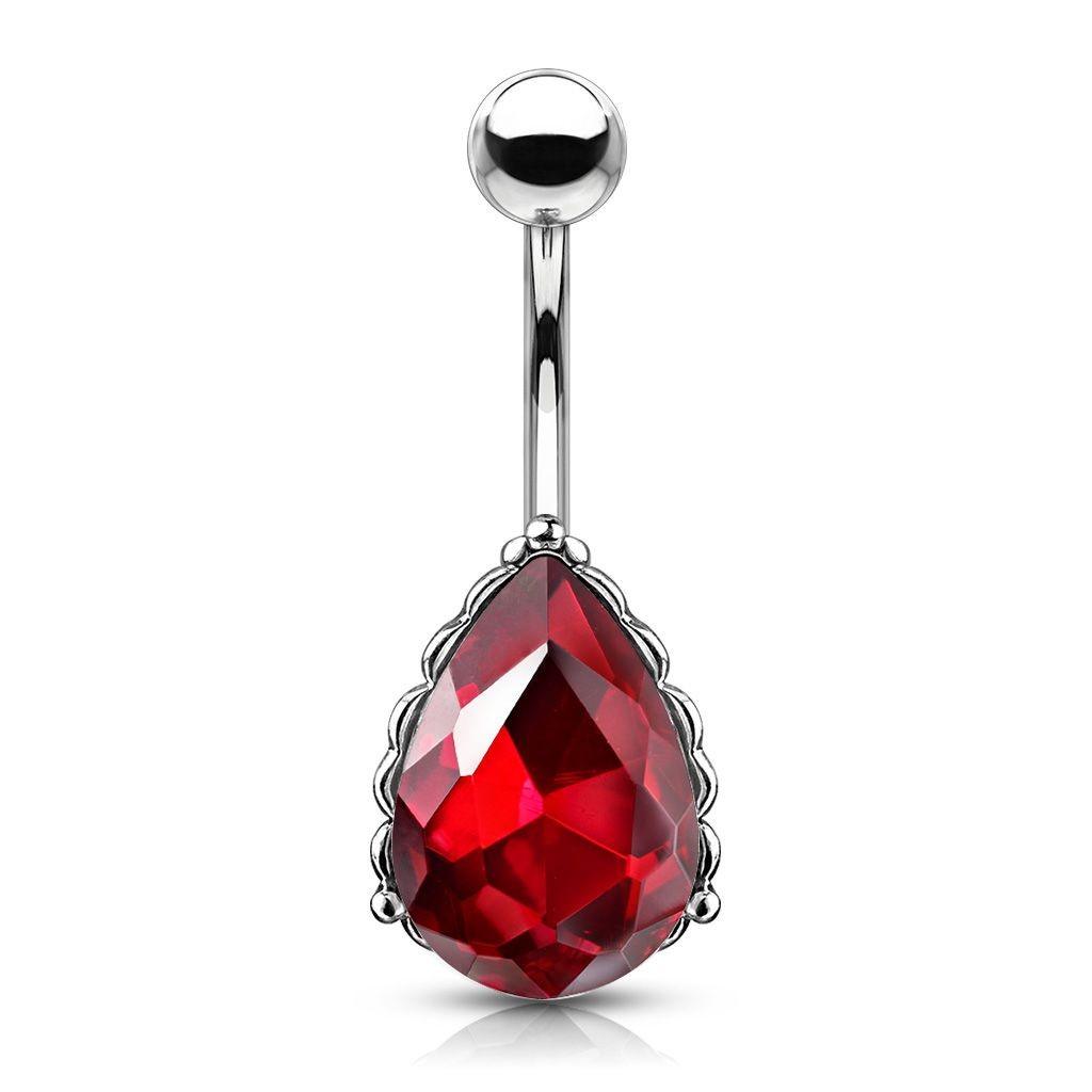 Piercing Ombligo - Cristal Gota