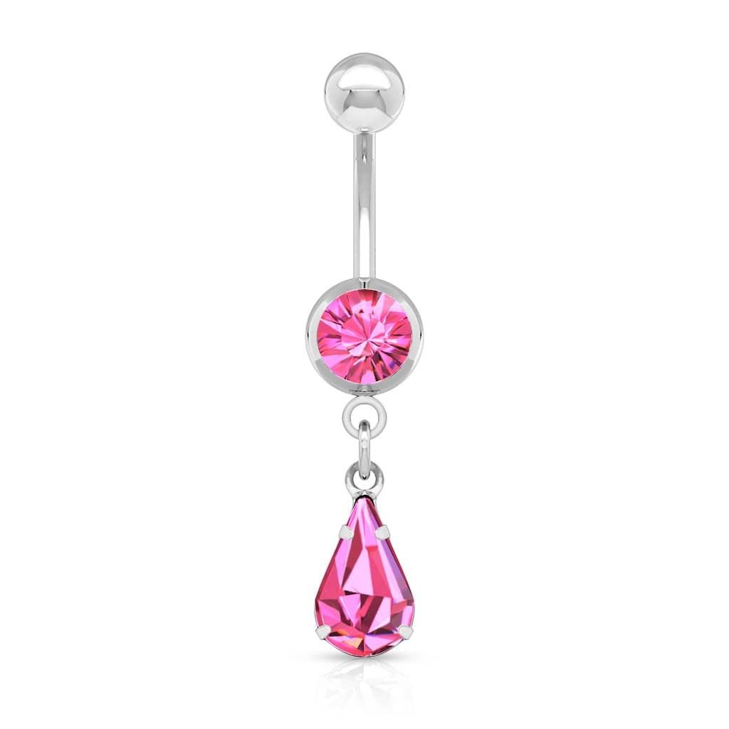 Piercing Ombligo - Gota Strass