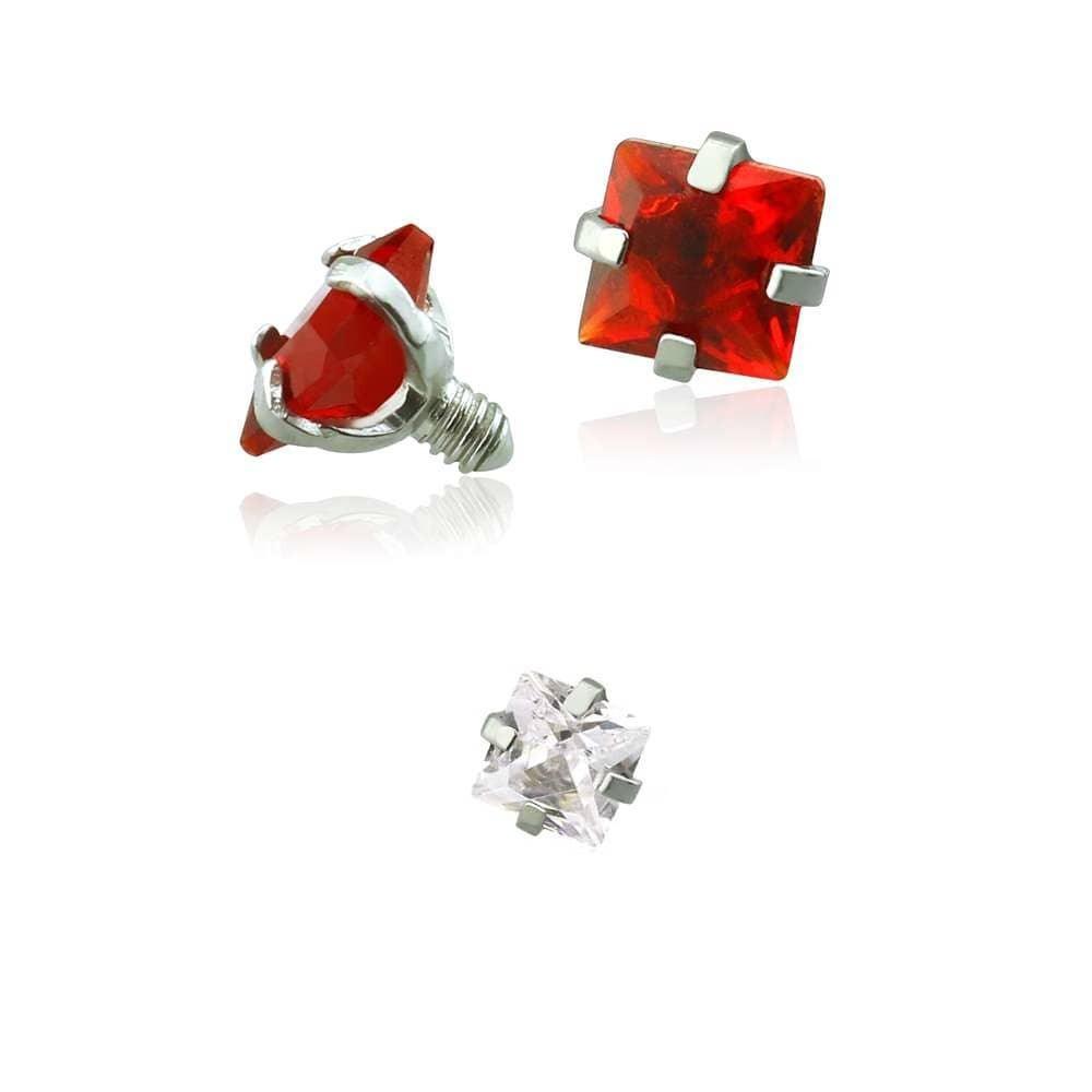 Micro Dermal - Strass Cuadrado