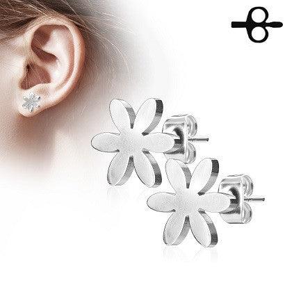 Par de Studs - Flor