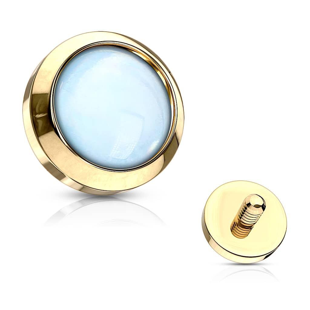 Micro Dermal - Strass - Oro