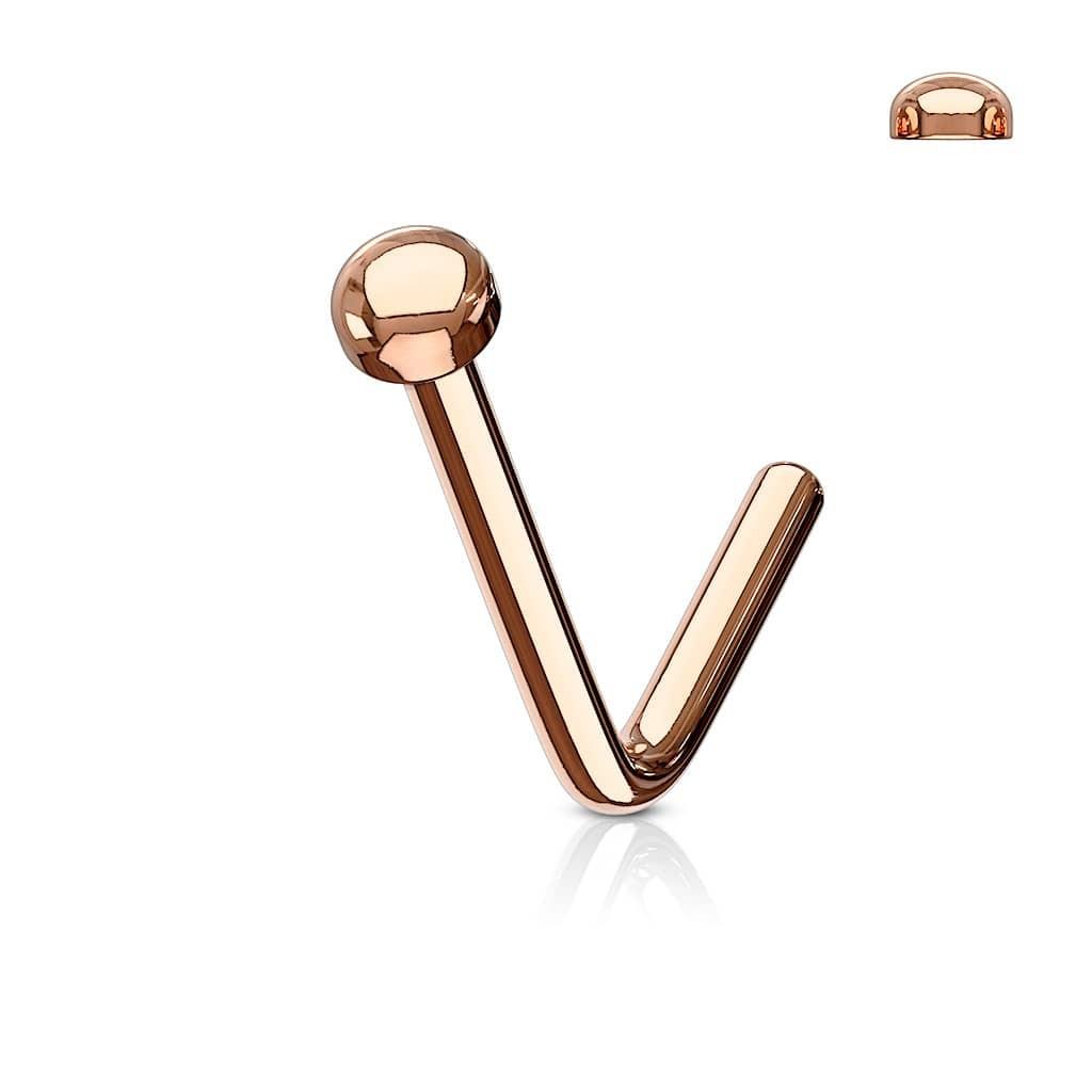 Stud L - Domo - Oro Rosa