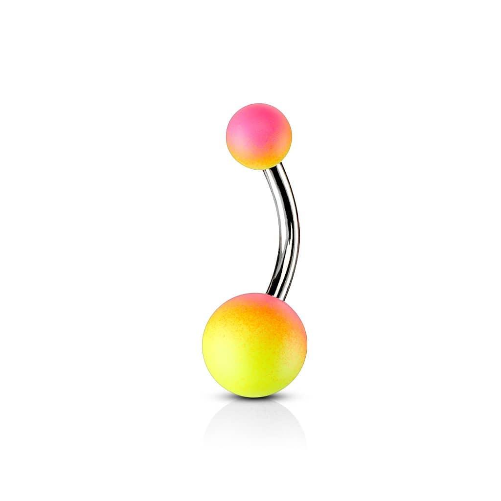 Piercing Ombligo - Goma Bi-color