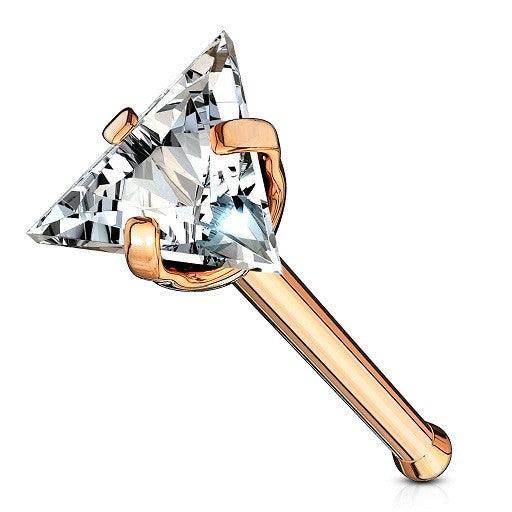 Stud - Triángulo CZ