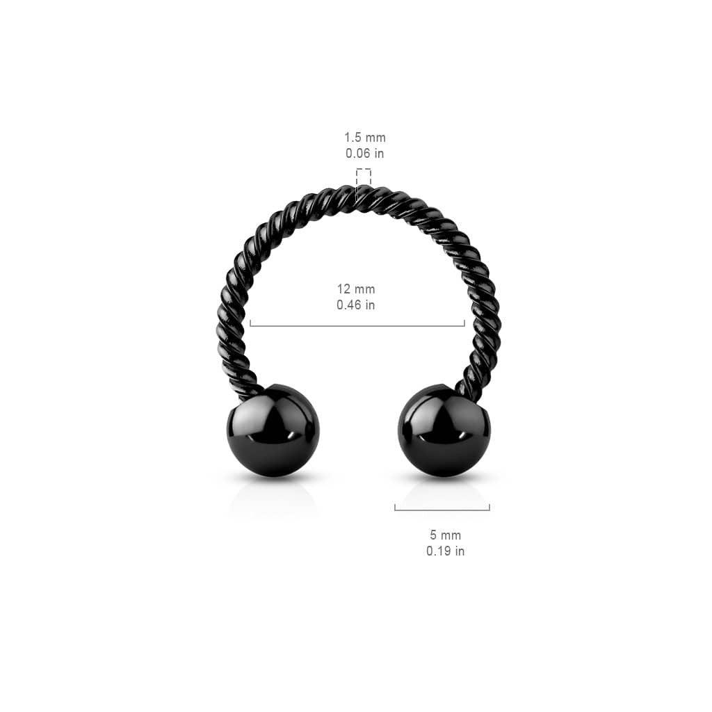 Herradura - Twist - Negra