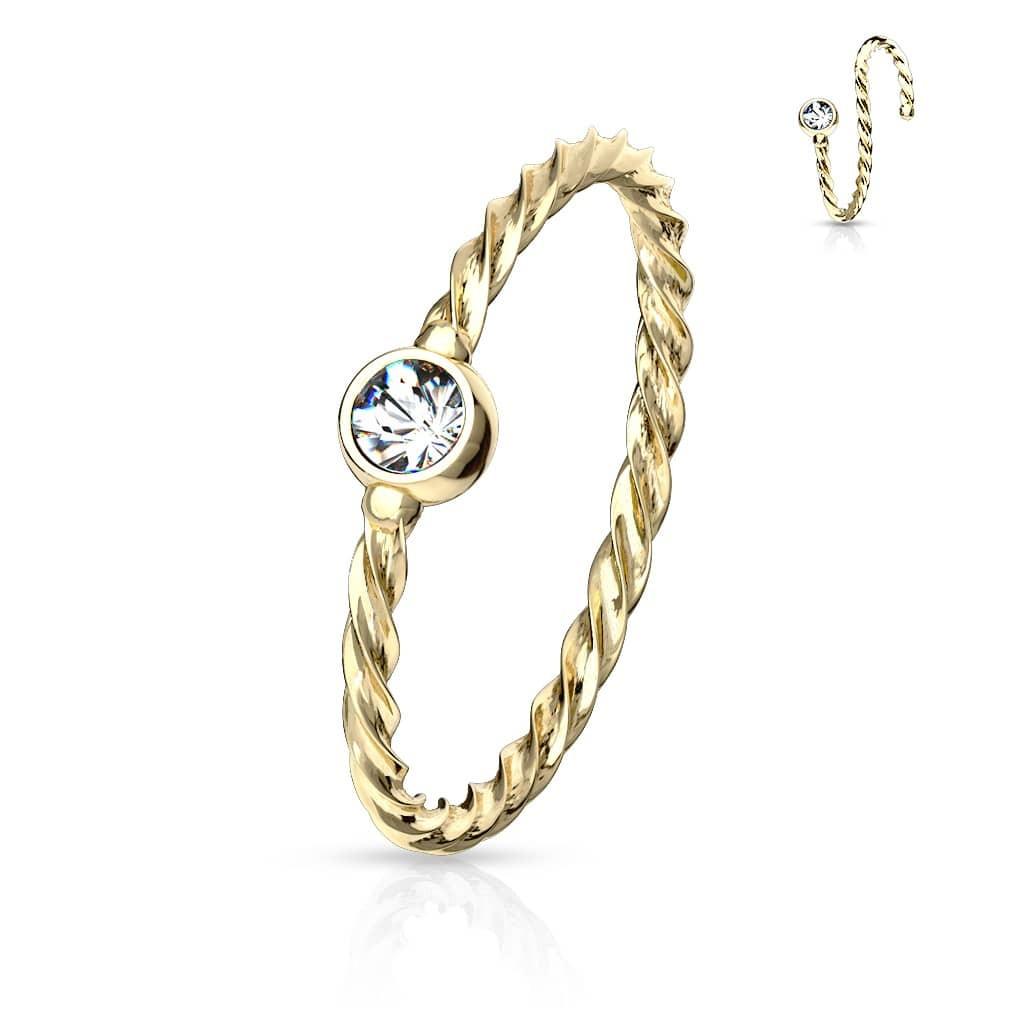 Aro - Trenzado Strass