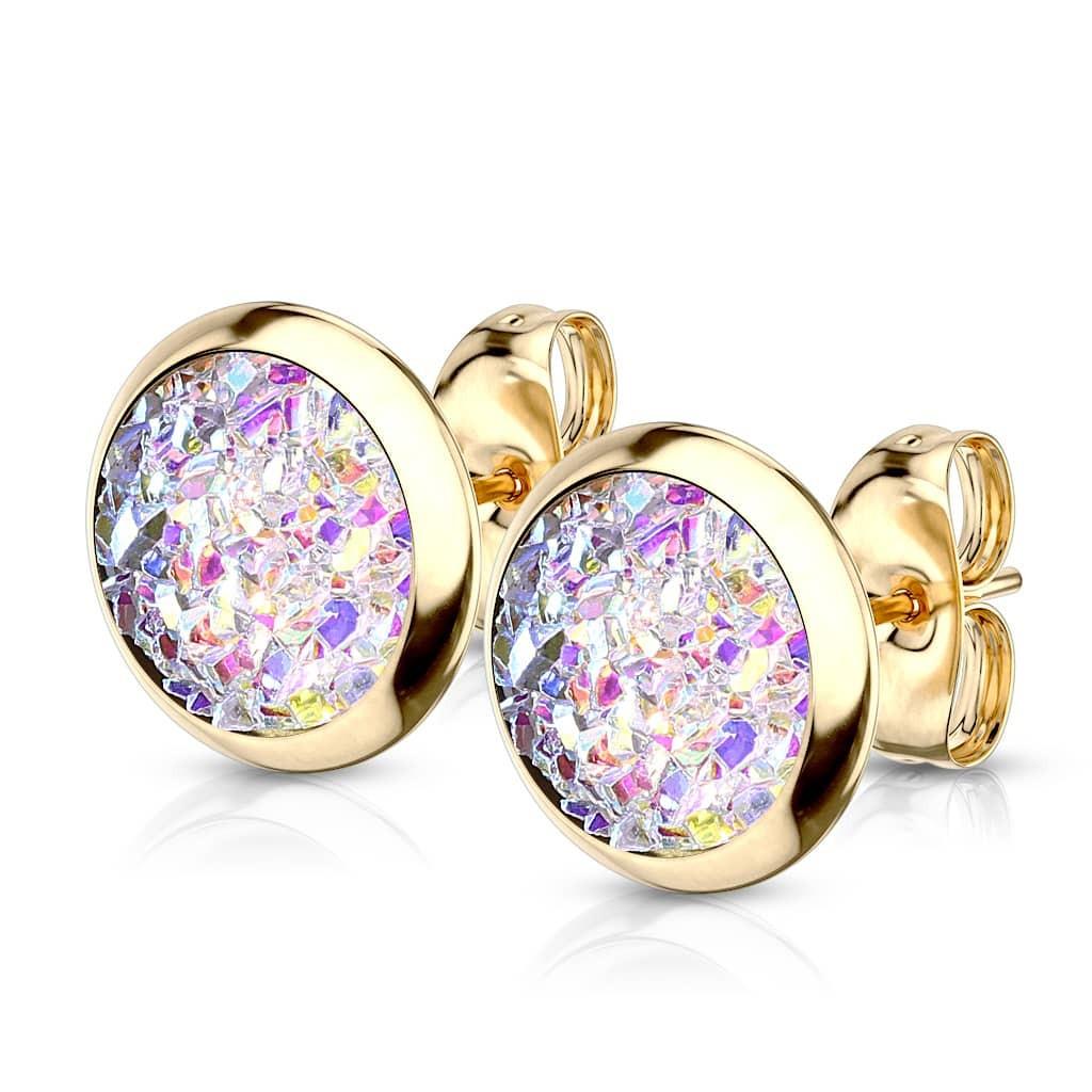 Par de aretes - Druzy