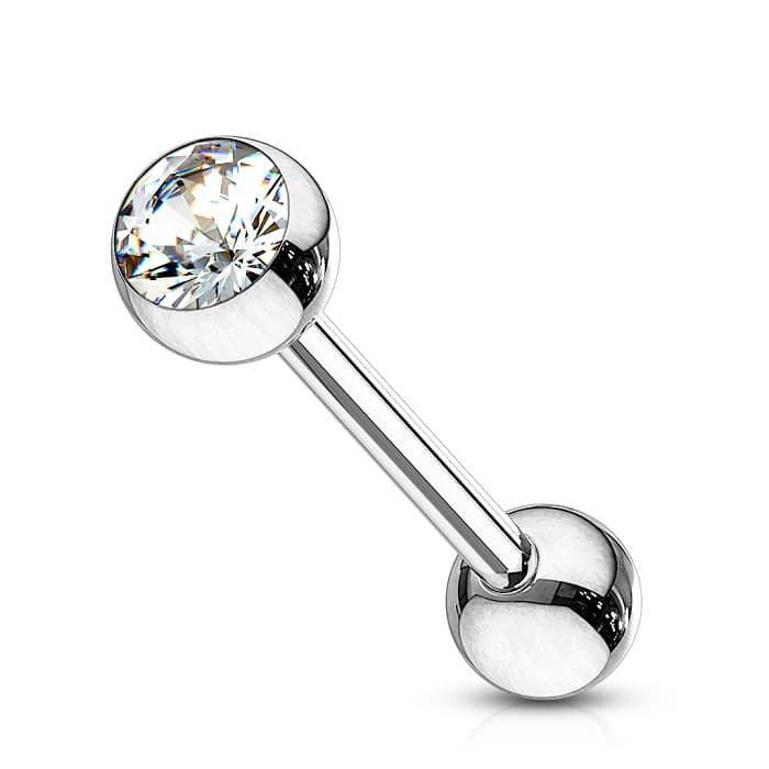 Piercing Lengua - Cristal 02 - 14mm