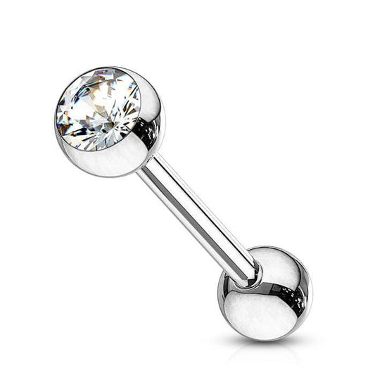 Piercing Lengua - Cristal 02 - 14mm