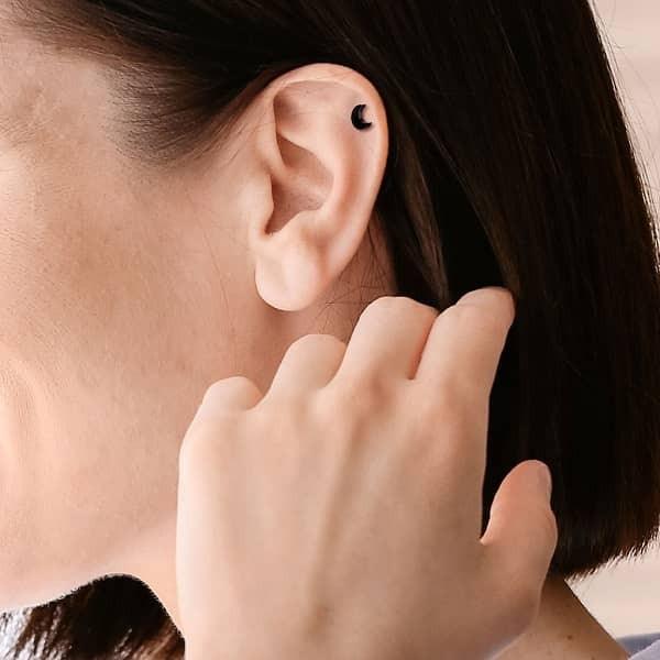 Stud Cartílago / Tragus - Luna