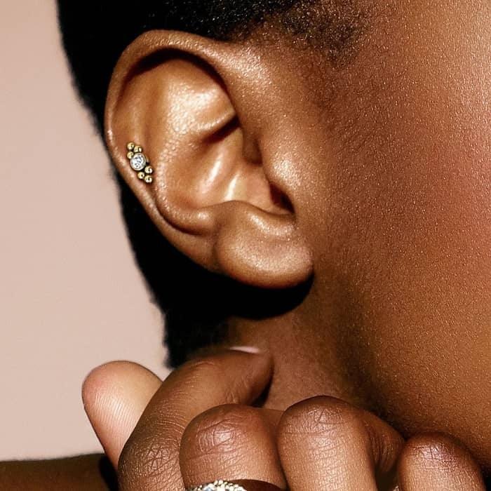 Stud Cartílago / Tragus - Esferas 02