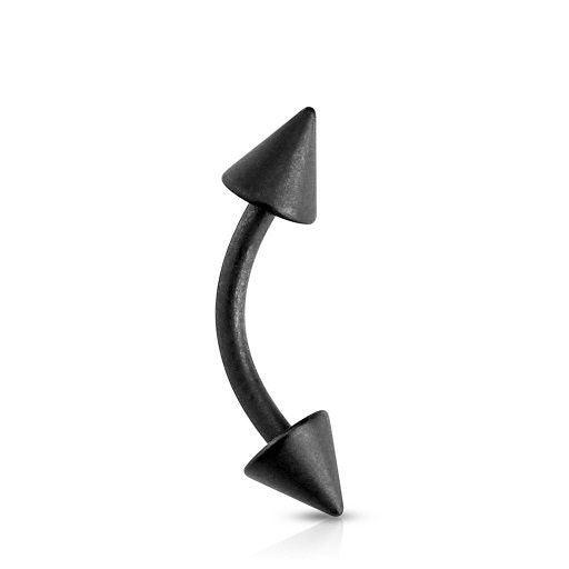 Piercing Ceja - Negro Mate 02
