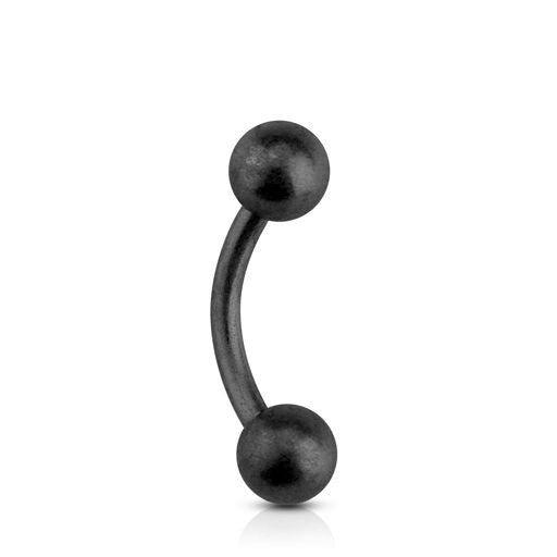 Piercing Ceja - Negro Mate 01