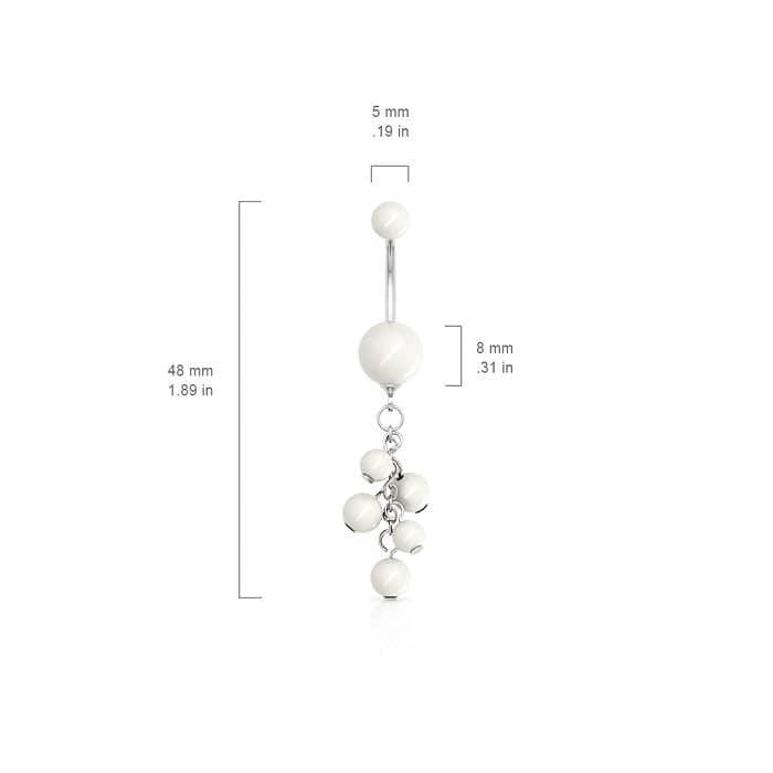 Piercing Ombligo - Perlas