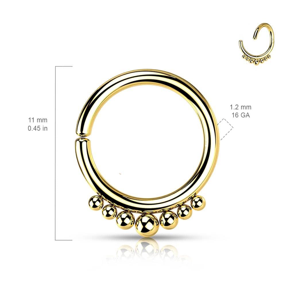 Aro Septum - Bolas - Clicker