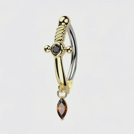 aro de ombligo moderno