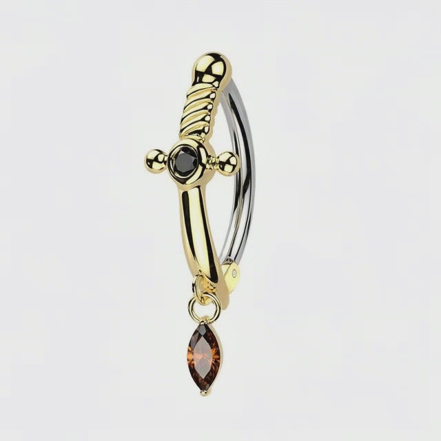 aro de ombligo moderno