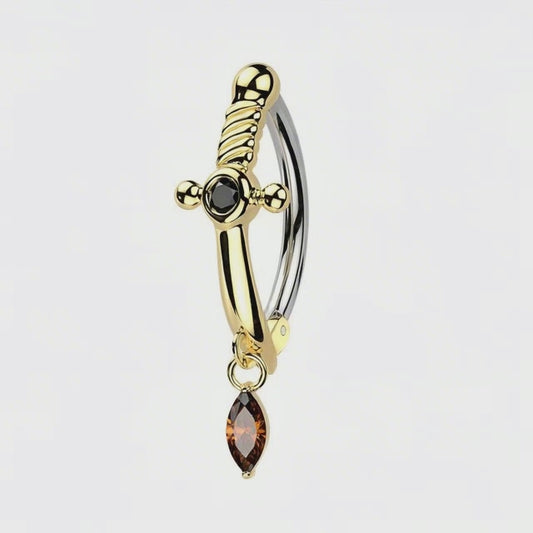 aro de ombligo moderno