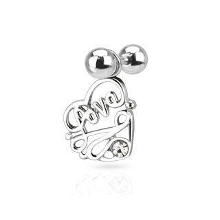 Stud Cartílago / Tragus - LOVE