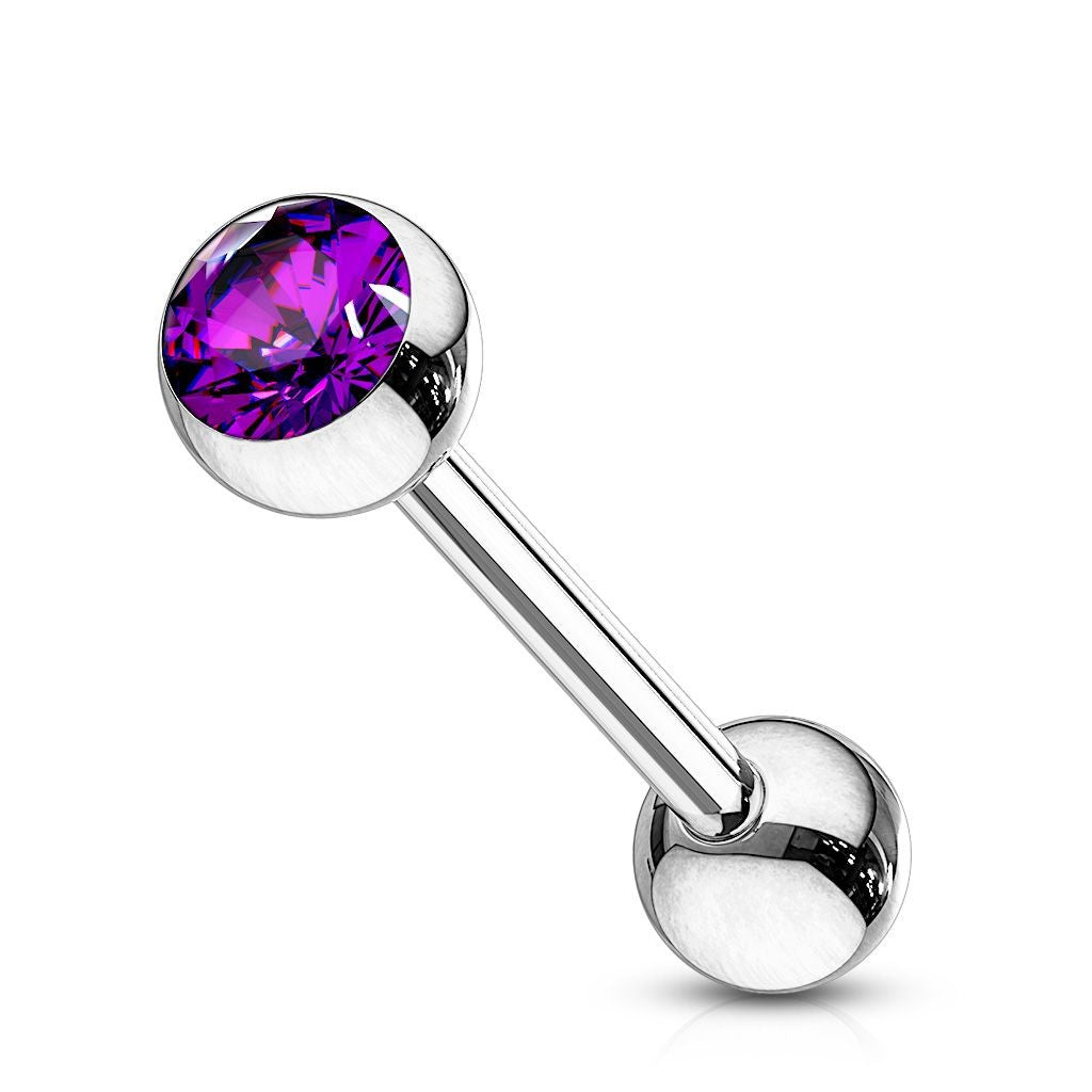 Piercing Lengua - Cristal