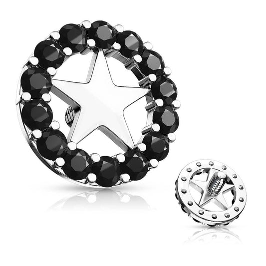 Micro Dermal - Star CZ