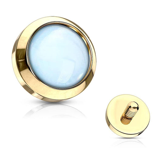 Micro Dermal - Strass - Oro