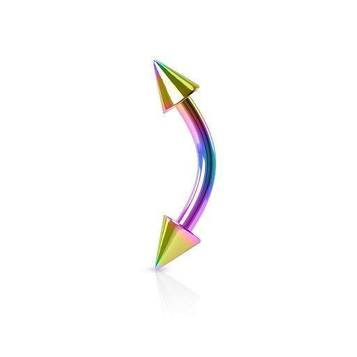 Piercing Ceja - Arco iris